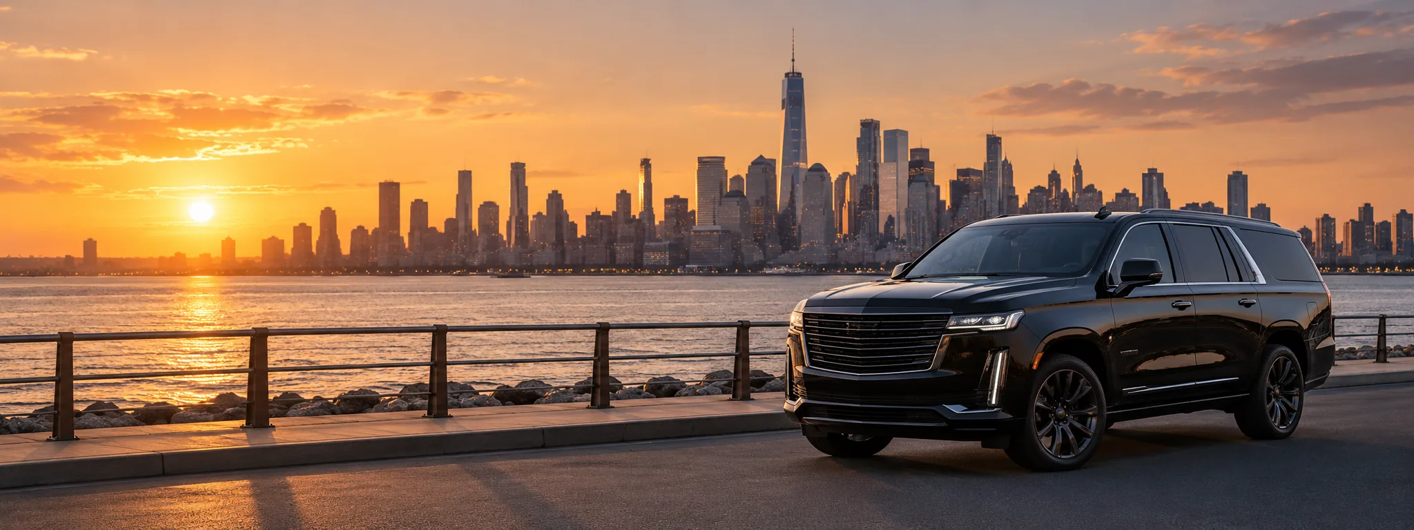 Black private car for newjersey travel
